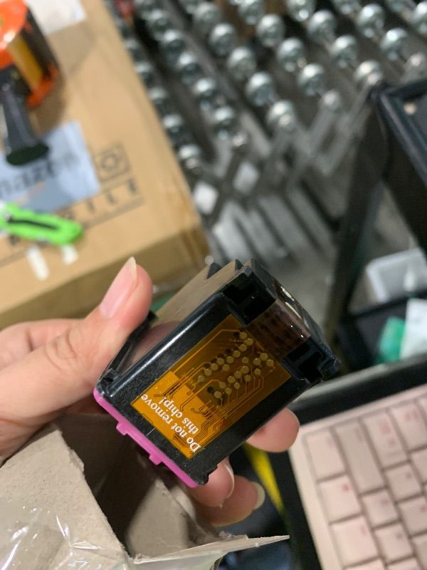 Photo 1 of ****USED// ONLY 1*** LinkDocs 67xl Ink Cartridges Combo Pack Remanufactured Replacement for HP Ink 67 Work with HP DeskJet 2855e 2800e 2755e Envy 6055e Pro 6400 6455 DeskJet 2732 2752 Printers (2-Pack Black&Tri-Color)