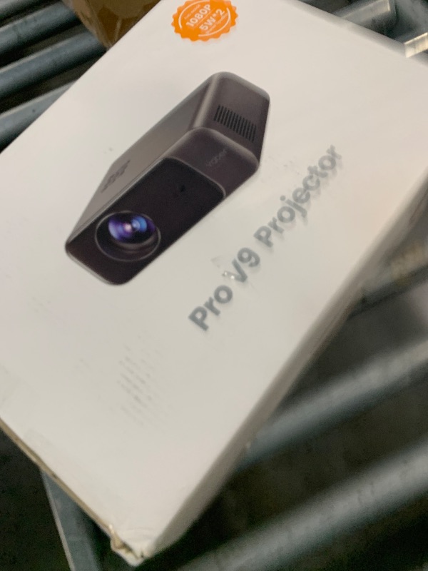 Photo 1 of [Auto Focus/4K Support] Projector with WiFi 6 and Bluetooth 5.2, YABER Pro V9 Native 1080P Outdoor Movie Projector, Auto 6D Keystone & 50% Zoom, Home Theater Projector for Phone/TV Stick/PC