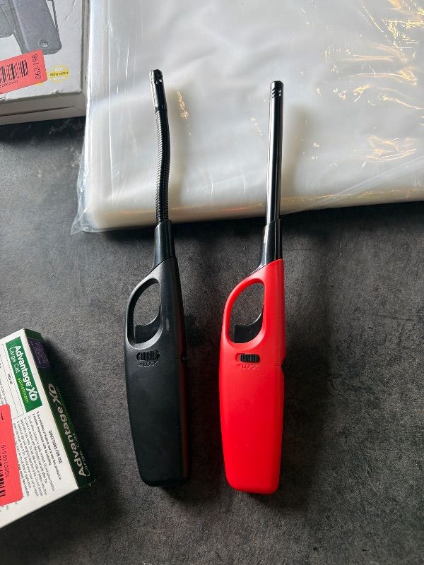 Photo 1 of ****ONLY 2 LIGHTERS*****4 Pack Lighter Refillable Butane Lighters, Long Lighters for Candle Camping Fireplace Party BBQ Grill(Fuel Not Included)