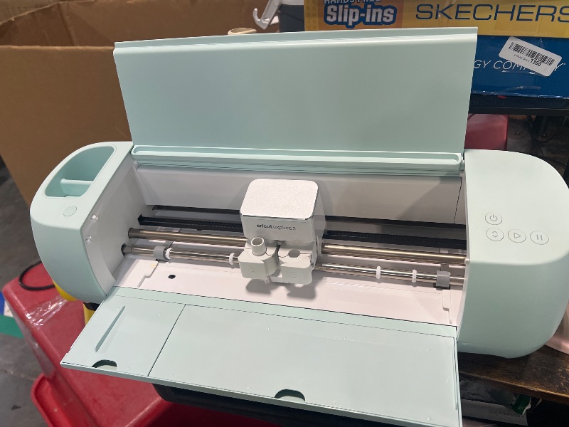 Photo 1 of *** MACHINE ONLY MISING CORDS AND ATTACHMENTS ******07/31 SOLD FOR PARTS // FINAL SALE *** Cricut Maker 3 & Digital Content Library Bundle - Includes 30 Images in Design Space App - Smart Cutting Machine, 2X Faster & 10X Cutting Force, Cuts 300+ Materials