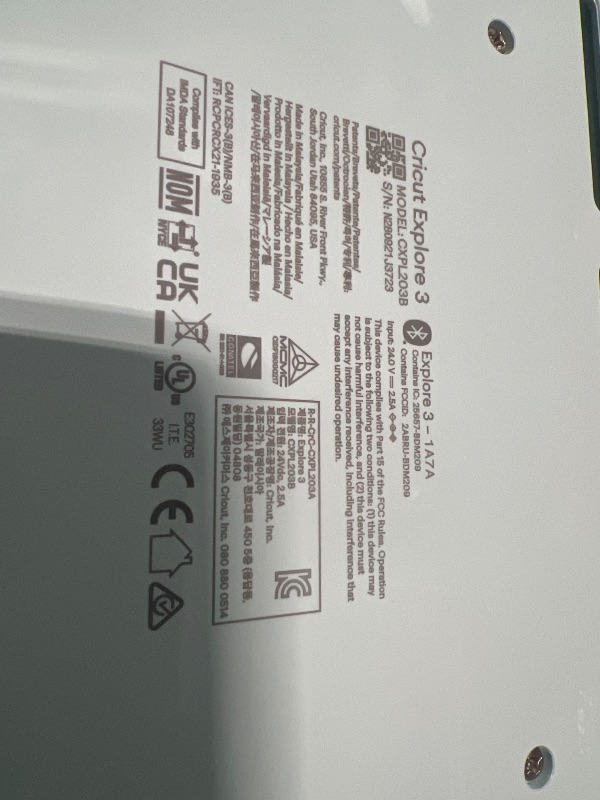 Photo 1 of *** MACHINE ONLY MISING CORDS AND ATTACHMENTS ******07/31 SOLD FOR PARTS // FINAL SALE *** Cricut Maker 3 & Digital Content Library Bundle - Includes 30 Images in Design Space App - Smart Cutting Machine, 2X Faster & 10X Cutting Force, Cuts 300+ Materials