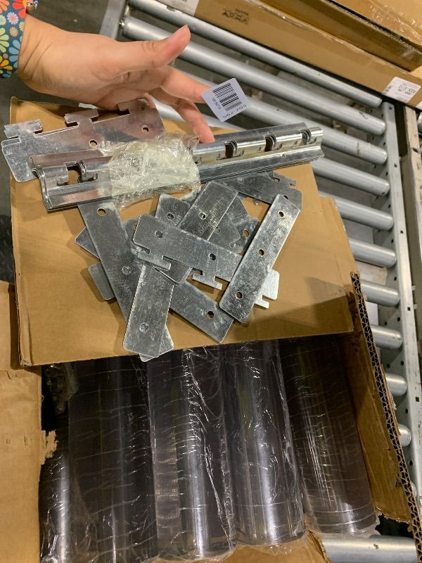 Photo 1 of ***SIMILAR**** VEVOR PVC Strip Curtain, 84" Height x 38" Width, 0.08" Thickness, 6PCS Clear, Freezer & Cooler Door Strips, 50% Overlap Visit the Store