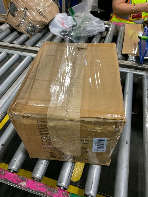 Photo 1 of ***SIMILAR**** VEVOR PVC Strip Curtain, 84" Height x 38" Width, 0.08" Thickness, 6PCS Clear, Freezer & Cooler Door Strips, 50% Overlap Visit the Store