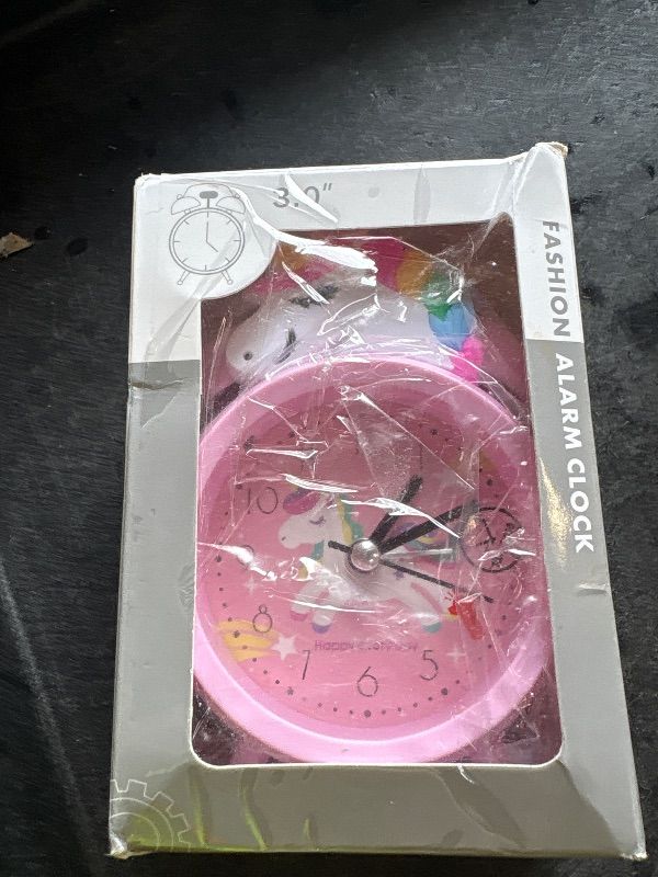 Photo 1 of **KNOB MISSING**
QearFun Unicorn Alarm Clock for Girls Kids, Cute Bedroom Decoration, Non Ticking Silent Second Hand, w/Backlight Super Loud Twin Bell, for Kids Toddlers Unicorn Gifts 1