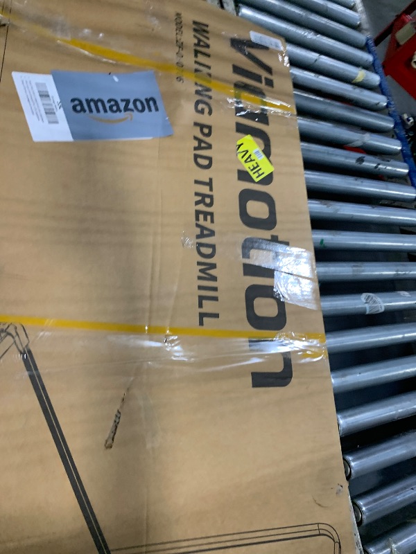 Photo 1 of **SOLD AS IS NO REFUND/RETURN**Walking Pad Treadmill with Handle Bar and Adjustable Incline, Compact Portable Treadmills for Home Office, 2.5HP Quiet Anti-Slip Under Desk Treadmills, 0.6-3.8 MPH Remote Speed Control, 300 LBS