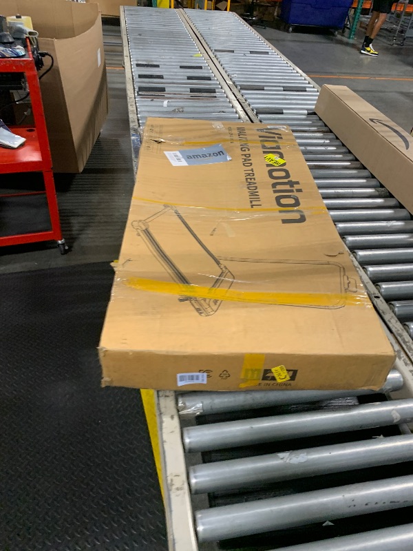 Photo 1 of **SOLD AS IS NO REFUND/RETURN**Walking Pad Treadmill with Handle Bar and Adjustable Incline, Compact Portable Treadmills for Home Office, 2.5HP Quiet Anti-Slip Under Desk Treadmills, 0.6-3.8 MPH Remote Speed Control, 300 LBS