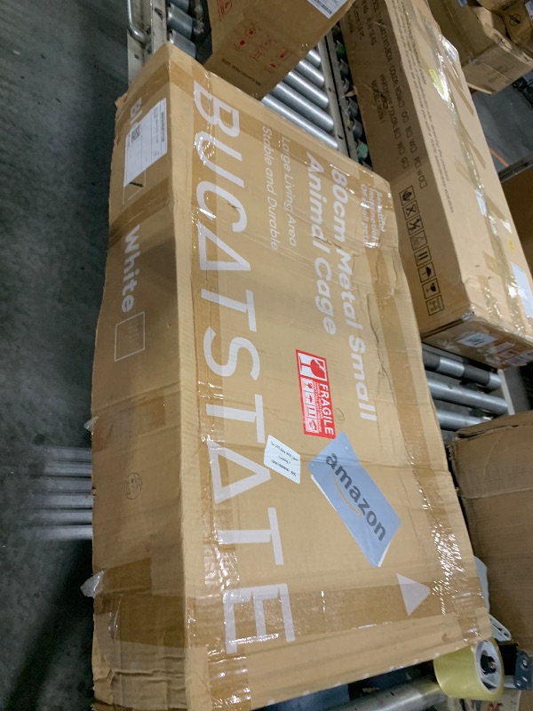 Photo 1 of ***UPDATED 6/20*** BUCATSTATE Hamster Cage Metal 2.0 - Small Animal Habitats Large Stackable with Top Access Easy Assemble 31.4L*17.6W*20H Inches Dwarf Syrian Hamster House for Guinea Pig, Gerbil (552sq inch Black)