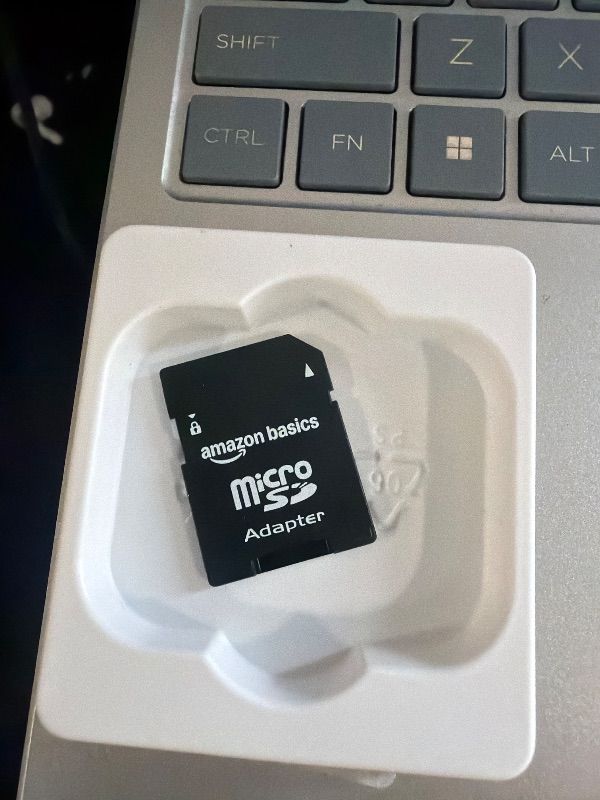 Photo 1 of ****ONLY ADAPTER****Amazon Basics microSDXC Memory Card with Full Size Adapter, A2, U3, Read Speed up to 100 MB/s, 256GB, Black
