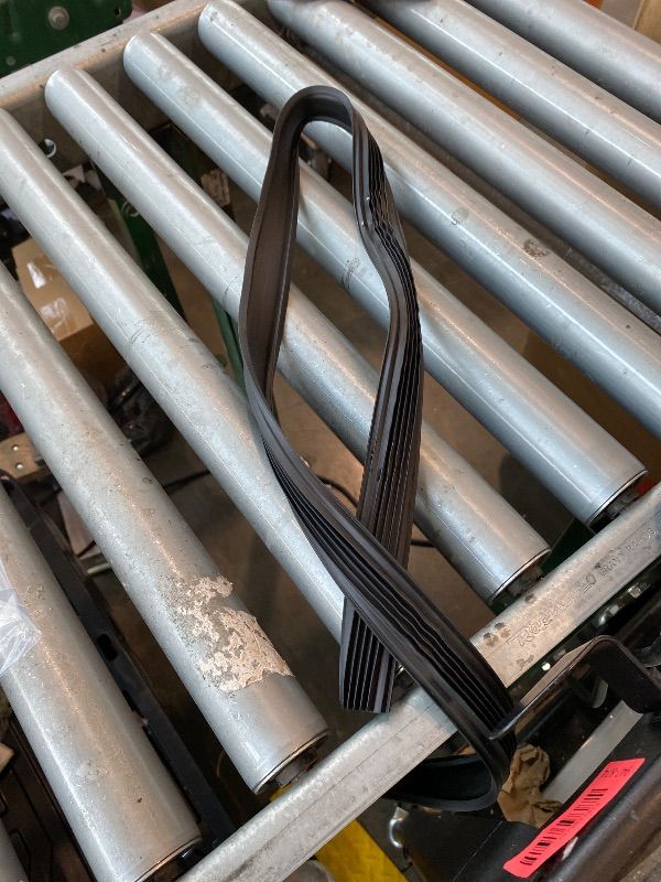 Photo 1 of [DAMAGED] [CUT IN HALF] Nuanchu 1 Pcs 48 Inch Hardware U Shaped Rubber Door Bottom Sweep Weather Stripping Seal for Exterior/Front Doors Weatherproof & Noise Reducing Includes Rubber Door Seal Bottom Only (Black)
