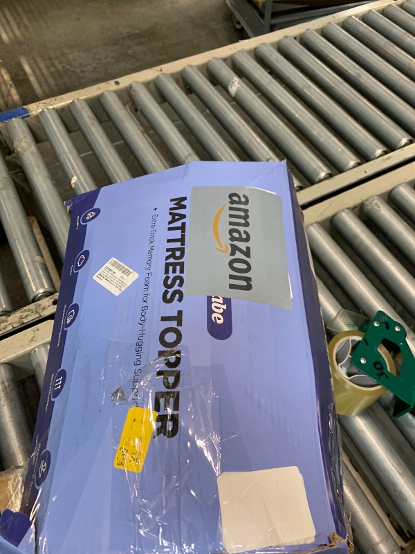 Photo 1 of ***VERY USED/ DIRTY*** 3 Inch Ultra-Fluffy Memory Foam Mattress Topper King for Back Pain, Extra Soft Pillow Top King Mattress Topper with 4X Support, Mattress Pad with Breathable Air Mesh Sides, 6-21'' Deep Pocket
