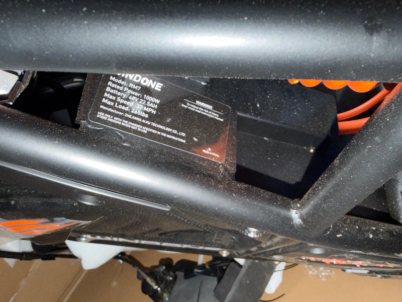 Photo 1 of ***UPDATED 6/28 AS IS/ NO RETURNS - SALE FINAL - FOR PARTS ONLY***Windone RM7 Electric Dirt Bike for Teens & Adults, 48V 22.5Ah, 37MPH & 45-Mile Electric Motorcycle, 2200W Ebike, 14"/12" Off-Road Tire E-Bike, Dual Hydraulic Brakes, Full Suspension, Fit Ag