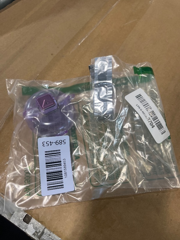 Photo 1 of [Safety Lock] Compatible with Google Pixel Buds 2A Case, TPU Anti-Yellowing Shockproof Protective Cover for Google Pixel Buds 2A 2025, Includes Cleaning Kit & Carabiner (Transparent Light Purple)