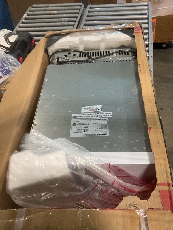 Photo 1 of ***BENT PLUG*** COWSAR Commercial Ice Maker Machine 100Lbs/24H, Stainless Steel Undercounter Ice Maker with 33Lbs Storage Capacity, Self-Cleaning Freestanding Ice Machine for Home, Bar, Restaurant, Office, Outdoor