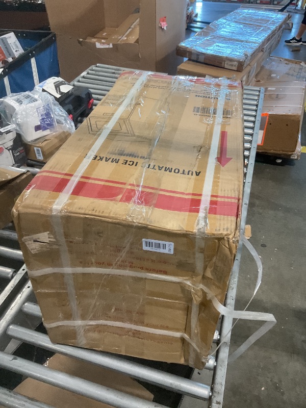Photo 1 of ***BENT PLUG*** COWSAR Commercial Ice Maker Machine 100Lbs/24H, Stainless Steel Undercounter Ice Maker with 33Lbs Storage Capacity, Self-Cleaning Freestanding Ice Machine for Home, Bar, Restaurant, Office, Outdoor