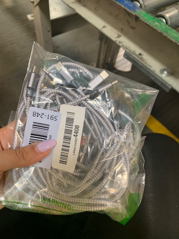 Photo 1 of ?Apple MFi Certified?iPhone 17 Charger Cable, Linocell 5Pack USB C to USB C 100W Fast Charging Cord Type C Braided Cable for iPhone 17/17 Air/17 Pro/17 Pro Max/16 Pro/15/Galaxy S26/S25/S24/Pixel/iPad