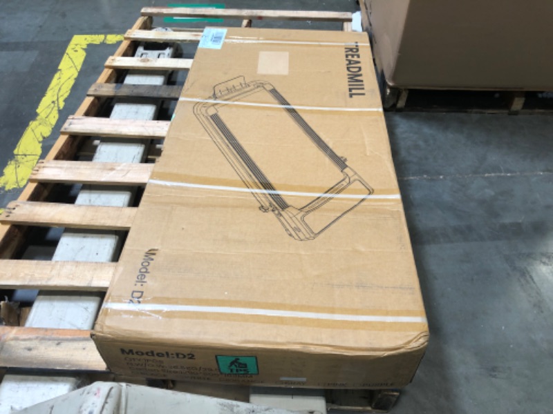 Photo 1 of ***UPDATED 6/14***Walking Pad with 15% 12-Level Auto Incline & Handle Bar, Trisomy 3.5HP Foldable Under Desk Treadmill, 450 LBS Capacity Treadmills for Home Hiking with UI Screen, Bluetooth Speaker, Remote, RGB Light
