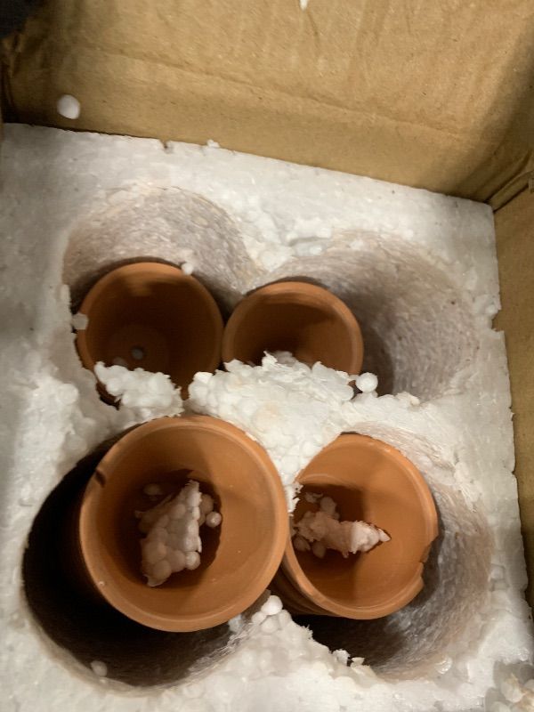 Photo 1 of **SOLD AS IS NO REFUND/RETURN** SEE COMMENTS!~
32pcs Small Mini 2" Terracotta Pot Clay Ceramic Pottery Planter, Cactus Flower Nursery Terra Cotta Pots, with Drainage Hole, for Indoor/Outdoor Succulent Plants, Crafts, Wedding Favor