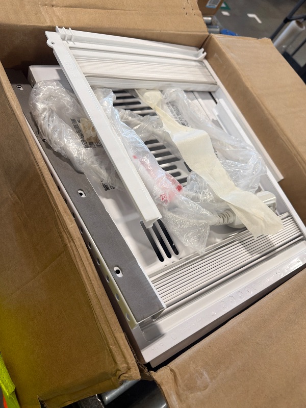 Photo 1 of **Untested**
Amazon Basics 5000-BTU Window Air Conditioner with Quiet Operation, Up to 150 Sqf, Cool and Fan Functions, Washable Filter, Adjustable Window Kit, Intuitive Mechanical Controls, for Small Room, White