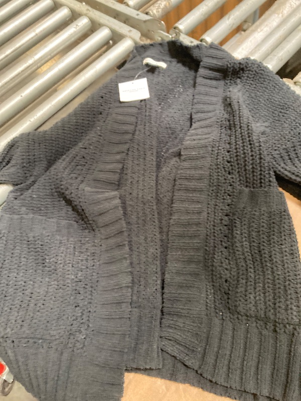 View 2 of ***similar***
American Eagle Outfitters Sweaters | American Eagle Ae Open Front Cardigan Women’s Long Sleeve Black Knit Sz Xs Nwt