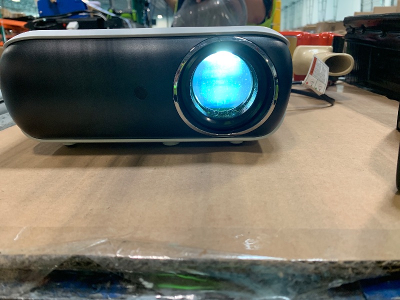 Photo 1 of **** MISSING REMOTE **** Official Licensed Google TV Smart Projector, HAPPRUN 4K UHD Home Theater with Dolby Sound, Wi-Fi & Bluetooth, Built-in Streaming Apps, Compatible with Games Consoles & Smartphone, Indoor & Outdoor Use