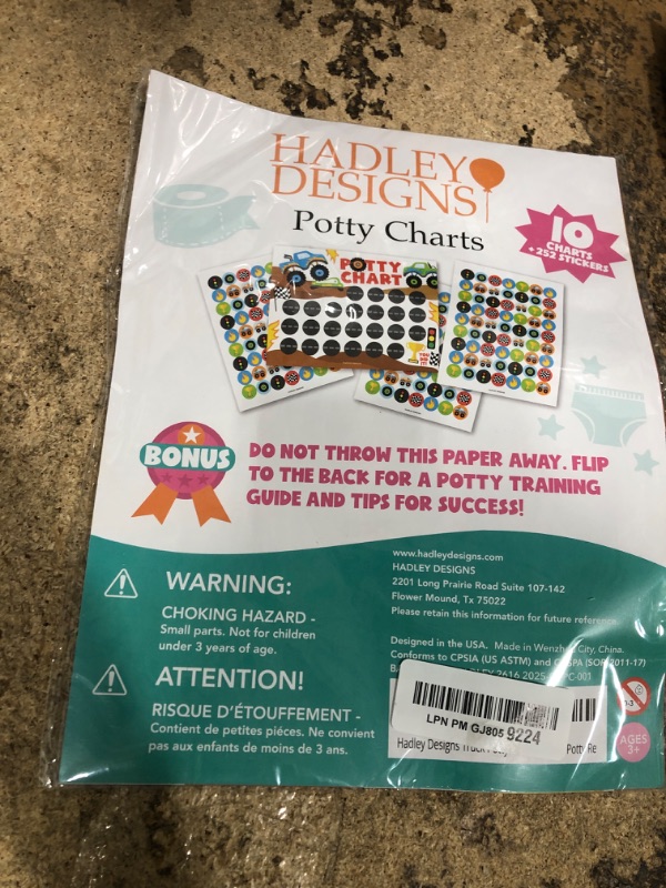 Photo 1 of 10 Potty Training Chart for Toddler Boys Sticker Reward Chart for Kids