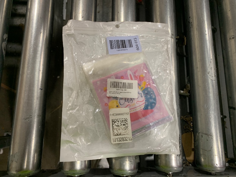 View 2 of 100 PCS Easter Cellophane Bags with Adhesive Closure, 4*4 Inches (4 Styles)