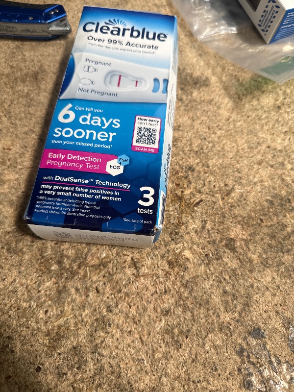 Photo 1 of 1/29 Clearblue Early Detection Pregnancy Test, 3 Ct