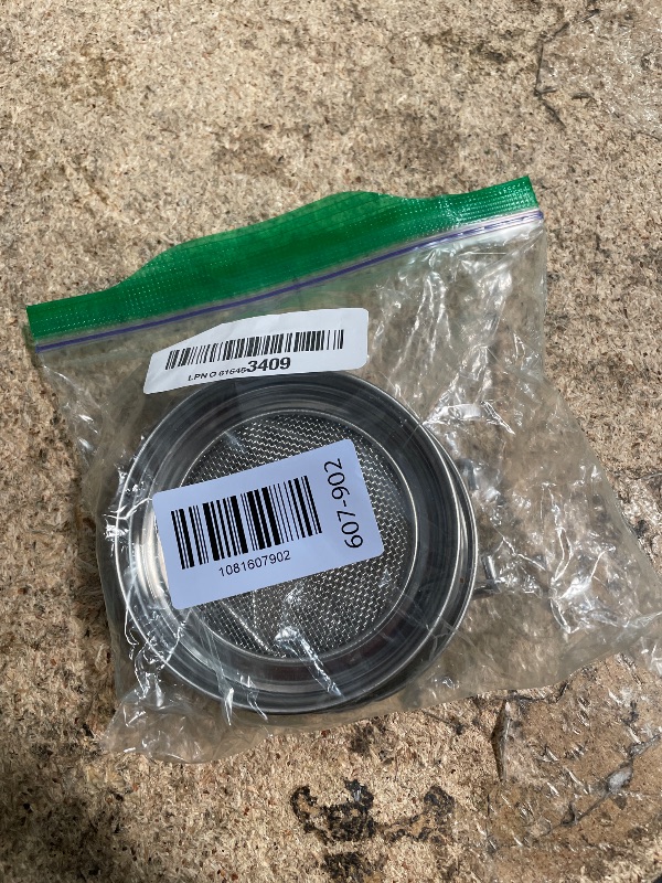 Photo 1 of 2 Pack DneyLerf Sprouting Lids for Wide Mouth Mason Jars - Stainless Steel