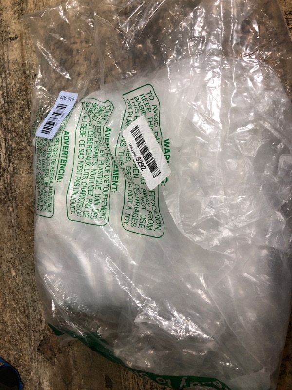 View 2 of 10" X 15" Open-End Flat Clear Poly Bags (100 Count) - 1.1 Mil