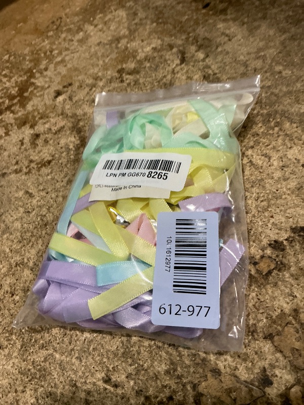 Photo 1 of 12PCS Ribbon Bow Hair Clips, Long Tail Hair Barrettes for Women