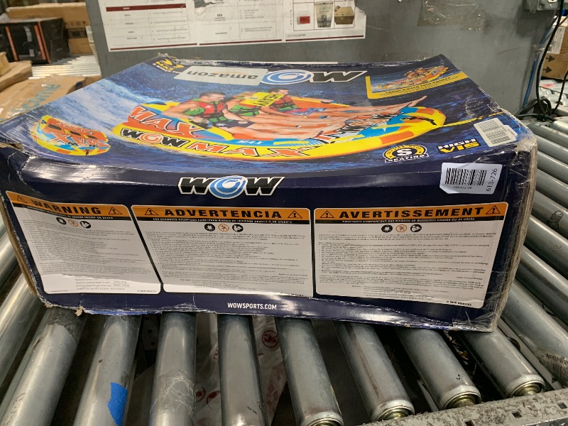 View 2 of * NEEDS A PATCH* WOW Sports Max Towable Deck Tube
