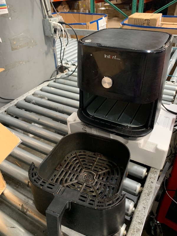 View 3 of **SOLD FOR PARTS/NEEDS FIX** Instant Pot Vortex Plus ClearCook 6 Qt 6-in-1 Air Fryer, Black