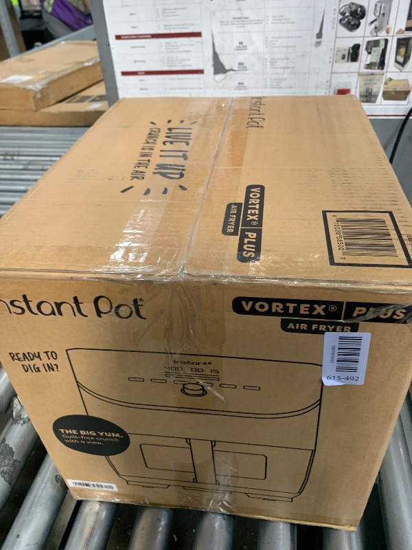 View 2 of **SOLD FOR PARTS/NEEDS FIX** Instant Pot Vortex Plus ClearCook 6 Qt 6-in-1 Air Fryer, Black