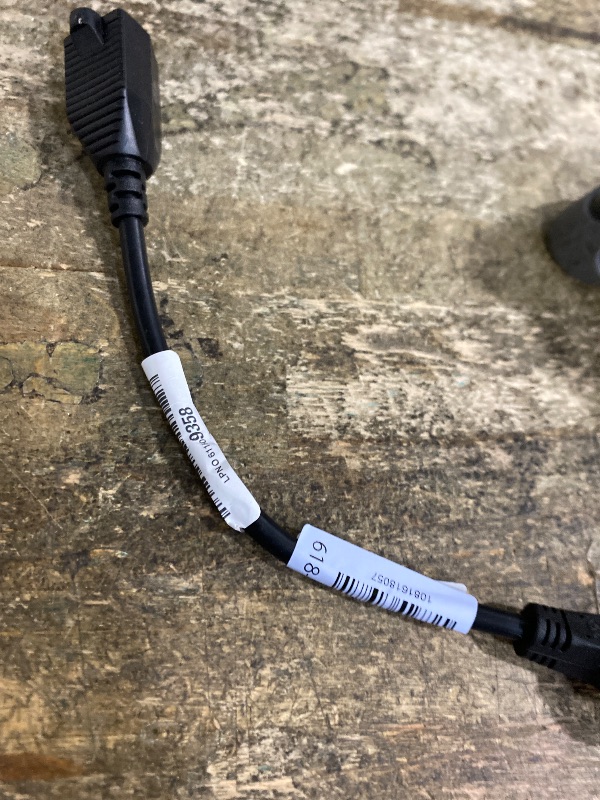 View 2 of 1875W Short Extension Cord,15A 16AWG Low Profile Flat Plug Heavy Duty Extension Cord Outlet Saver 3-Prong Grounded Power Cable (Black1 Feet)