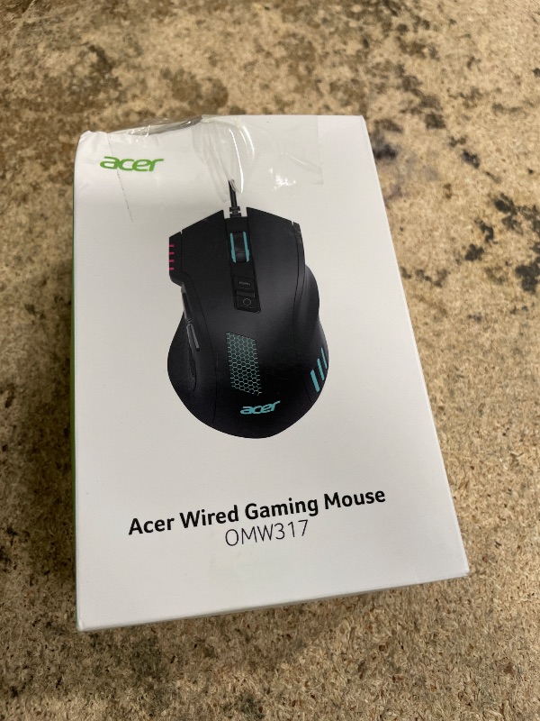 Photo 1 of Acer Wired Gaming Mouse, 12,800 DPI RGB