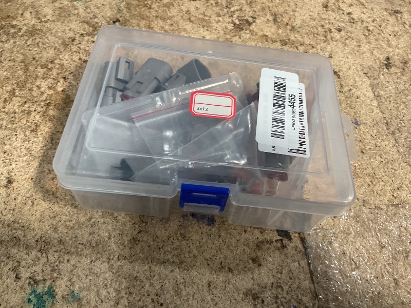 View 2 of 126PCS 3 Pin Way Deutsch DT Gray Connector 12 Set?Size 16 Solid Contacts Waterproof Electrical Wire Connector with Seal Plug for Truck, Off-Road Vehicles, Marine, Motorcycle Wiring