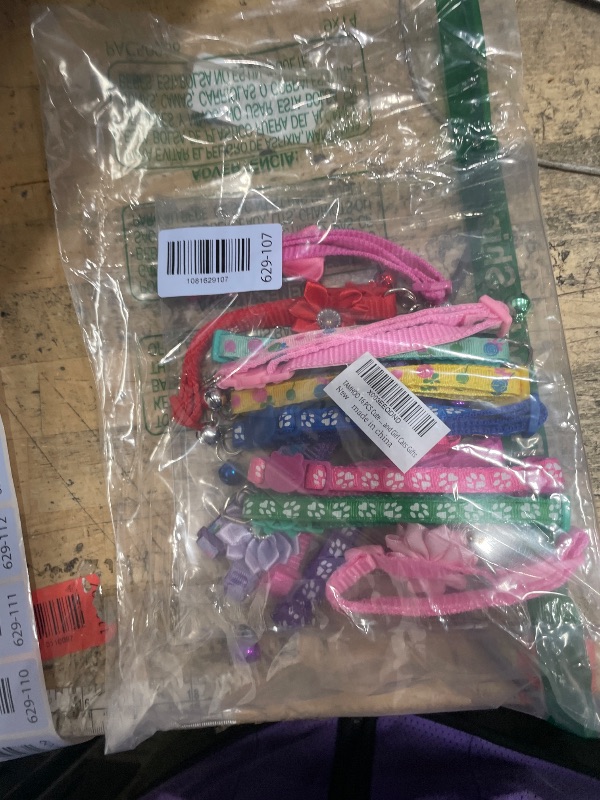 Photo 1 of 16 PCS Cute Cat Collars Breakaway with Bell for Boy Cats and Girl Cats Gifts