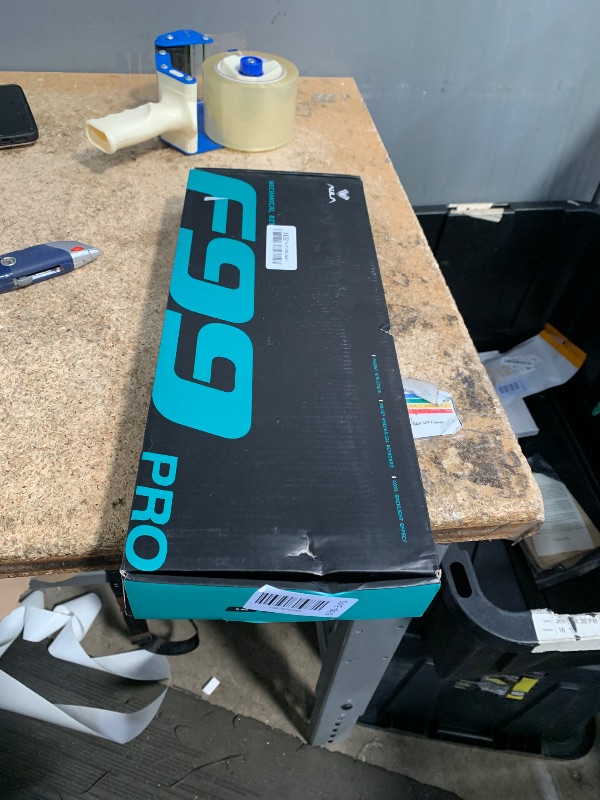 View 2 of **MISSING DONGLE, CAN BE USED WITH A WIRED CONNECTION**AULA F99 Pro Wireless Mechanical Keyboard with Number Pad, Knob, 99 Keys