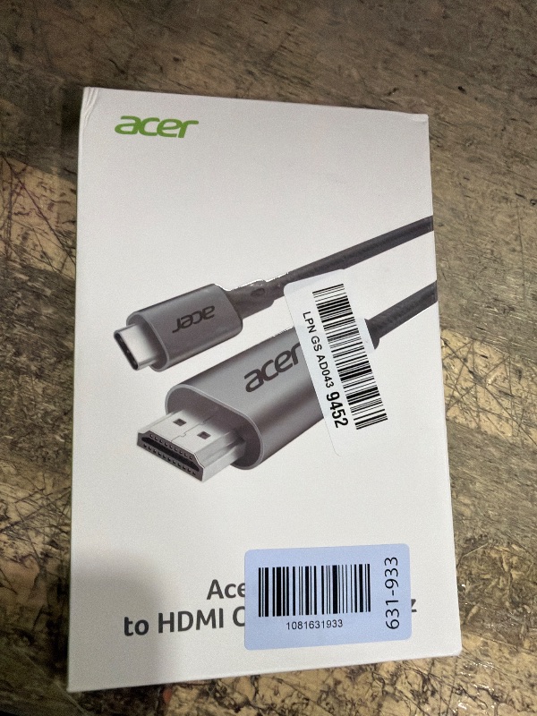 Photo 1 of Acer USB-C to HDMI Cable 6.6ft