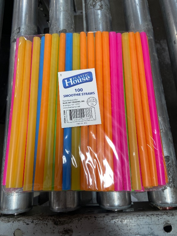 Photo 1 of
Plastic House Smoothie Straws, 100 Ct
