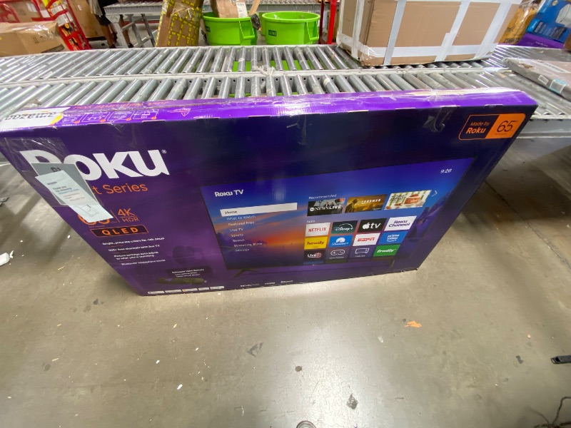 Photo 1 of **SEE PICTURES**Roku 65" QLED 4K Smart TV