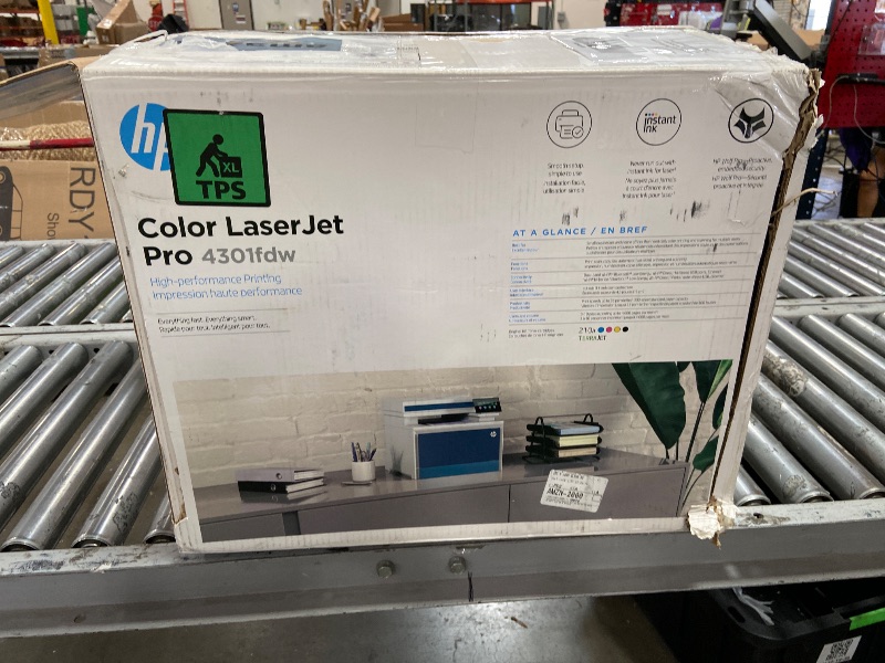 Photo 1 of **NO POWERCORD**HP Color LaserJet Pro MFP 4301fdw Wireless All-in-One Printer