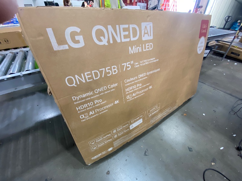 Photo 1 of **SEE PICTURES**LG QNED AI 4K Smart TV (75QNED75BUA, 2026)