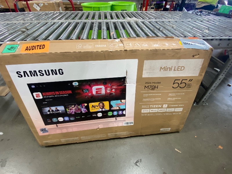 Photo 1 of **SEE PICTURES**Samsung 55" QLED 4K Smart TV