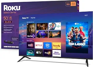Photo 1 of **SEE PICTURES**Roku 50-Inch Select Series Smart TV 2026-4K QLED TV - Roku TV