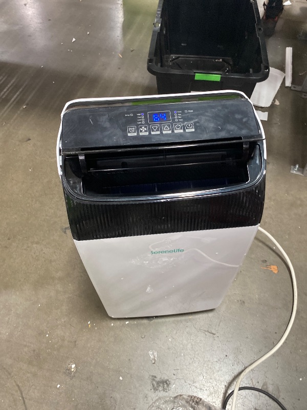 Photo 1 of **SEE PICTURES**SereneLife 16,000 BTU Dual Hose Inverter Portable Air Conditioner | Portable Air Conditioner with Heat, Dehumidifier & Fan | Floor AC Unit for Bedroom, Living Room, & Office with Window Kit