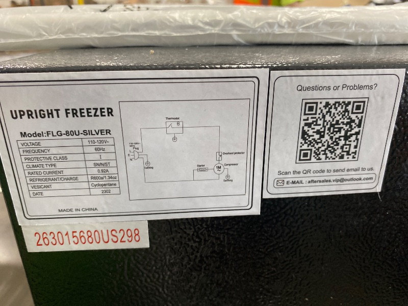 Photo 1 of **SEE PICTURES**Maine 3.6 Cu. Ft. Upright Freezer