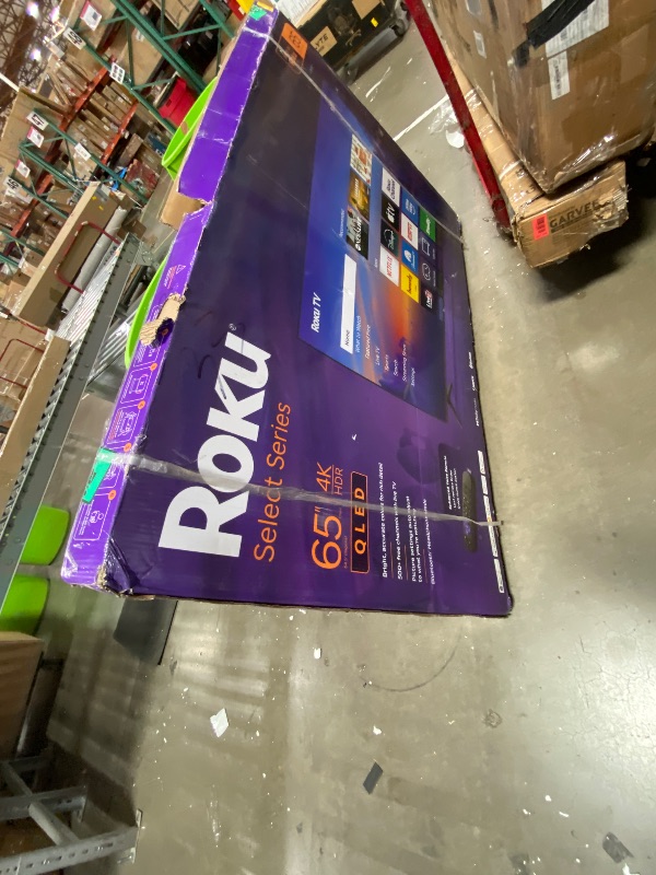 Photo 1 of **SEE PICTURES**Roku 65" QLED 4K Smart TV