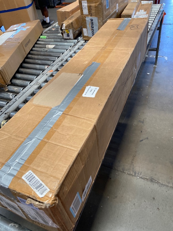 View 2 of ****MISSING PARTS , PARTS ONLY ***** FUMLTP 108 inch Large Ceiling Fans No Lights with Remote Control,Black Modern Industrial Ceiling Fan for Garage Living Room Patio Farmhouse, 6 Speed Reversible Quiet DC Motor, Timer, 6 Blades.