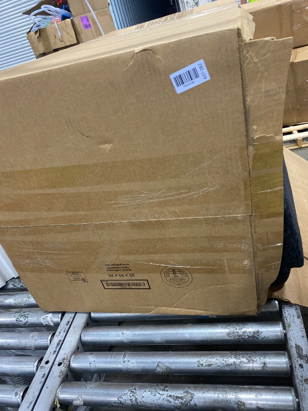View 2 of (Sold as missing parts) L Shaped Sectional Couch, Cloud Style Sofa with Deep Seat Cushions, Sofa for Living Room and Apartment, Easy Assembly Couch in a Box (True Black, 96"L Shape with Right Facing Chaise)